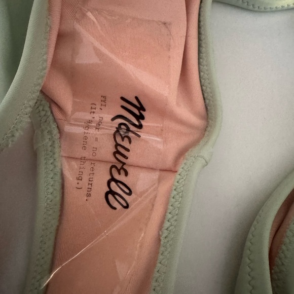 Madewell Second Wave Underwire Bikini Set Sage Green Size M Top / S Bottom NWT - Picture 8 of 13